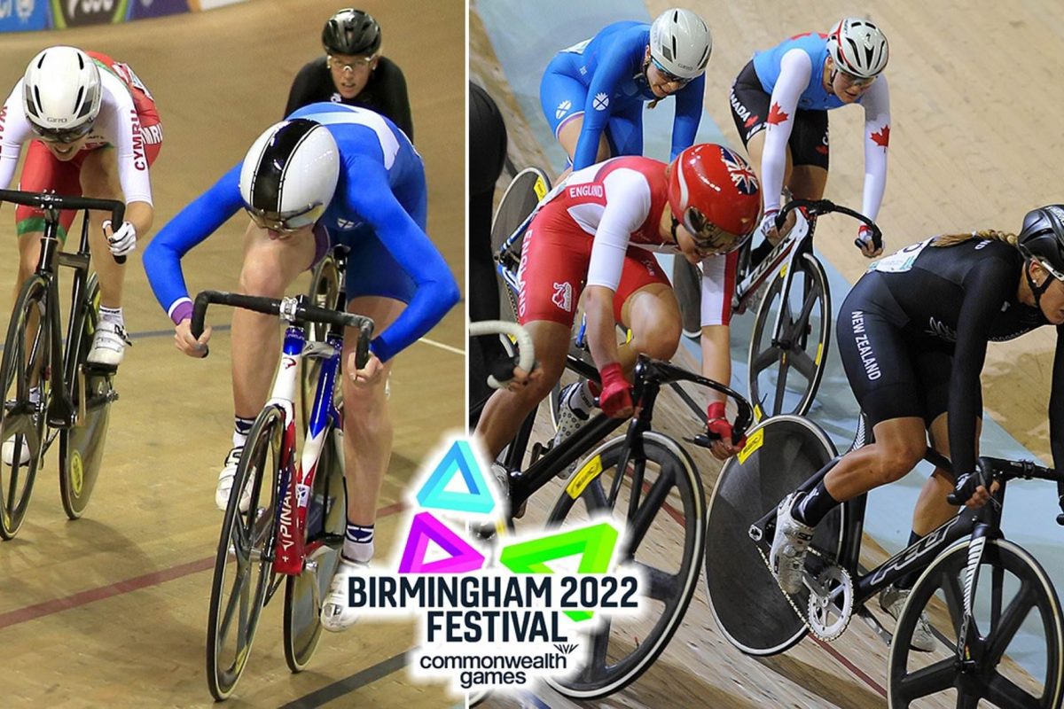 Commonwealth Games Track cycling hosted in the Velodrome July 2022